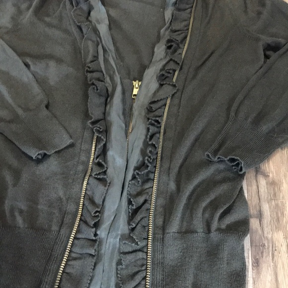 J.Crew Brown and Gold Cardigan Size S - Picture 3 of 6